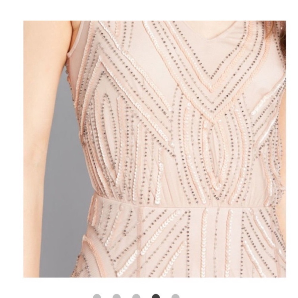 NWOT Pink maxi sequined dress